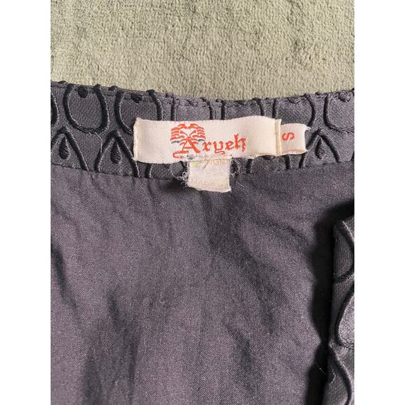 ARYEH Black MCM style Size Small Cocktail Textured Dress - Picture 4 of 9